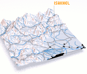 3d view of Īsa Khel