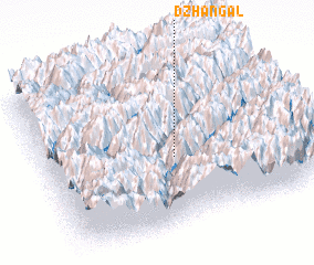 3d view of Dzhangalʼ
