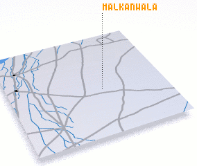 3d view of Malkānwāla