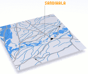 3d view of Sāndīwāla