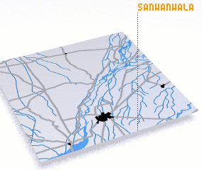 3d view of Sānwanwāla