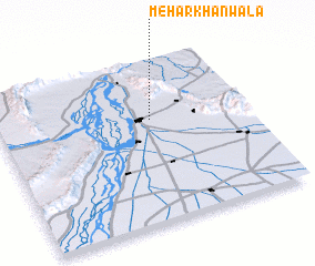 3d view of Mehar Khānwāla