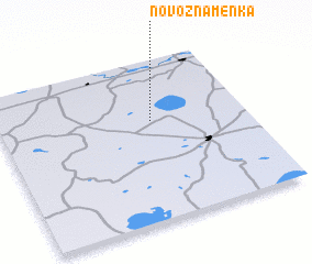 3d view of Novoznamenka