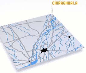3d view of Chirāghwāla