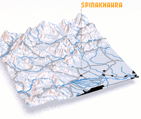 3d view of Spīna Khāwra