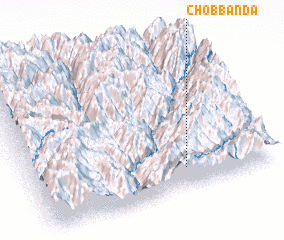 3d view of Chob Bānda