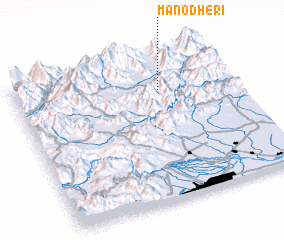 3d view of Māno Dheri