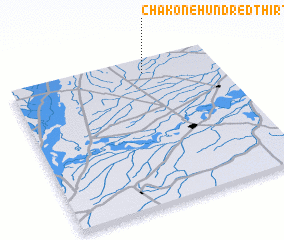 3d view of Chak One Hundred Thirty