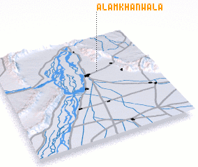 3d view of Ālam Khānwāla