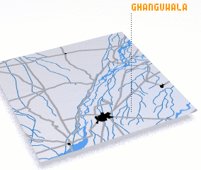 3d view of Ghanguwāla
