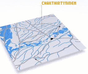 3d view of Chak Thirty-nine M