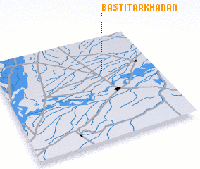 3d view of Basti Tarkhānān