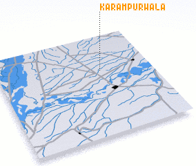 3d view of Karampurwāla