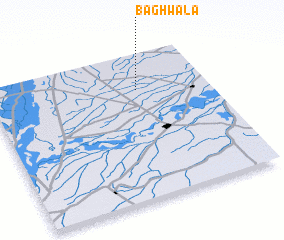 3d view of Bāghwāla