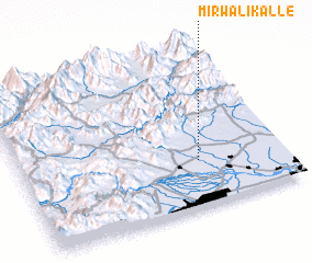 3d view of Mīrwāli Kalle