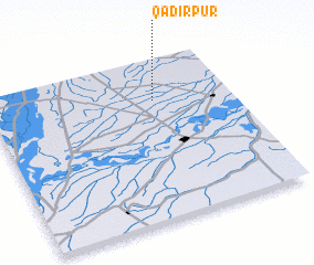 3d view of Qādirpur