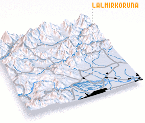 3d view of Lāl Mīr Korūna