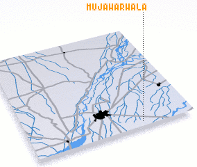3d view of Mujāwarwāla