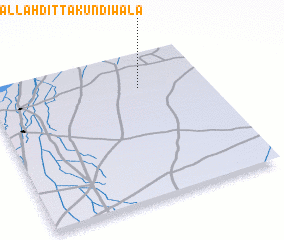 3d view of Khu Allāh Ditta Kundīwāla