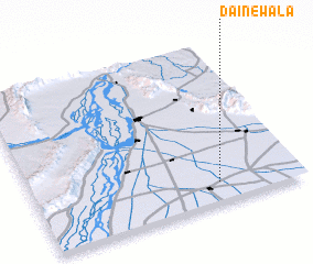 3d view of Dāinewāla