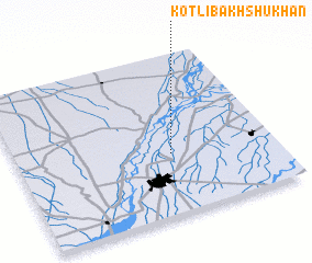 3d view of Kotli Bakhshu Khān