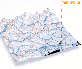 3d view of Garhi Shīa