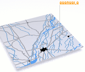 3d view of Āwānwāla