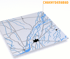 3d view of Chak Hyderābād