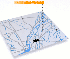 3d view of Khān Bahādurgarh