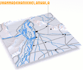 3d view of Muhammad Khāni Khelānwāla