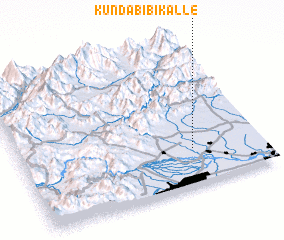 3d view of Kunda Bībi Kalle