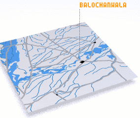 3d view of Balochānwāla