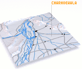 3d view of Charhoewāla