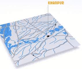 3d view of Khānpur