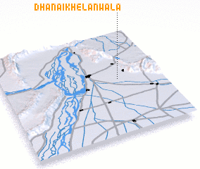 3d view of Dhanāī Khelānwāla