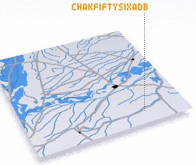 3d view of Chak Fifty-six A-DB