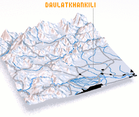 3d view of Daulat Khān Kili