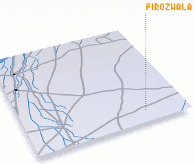 3d view of Fīrozwāla