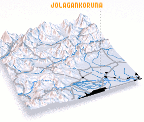 3d view of Jolāgān Korūna