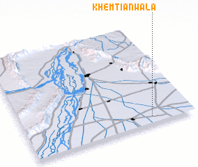 3d view of Khemtiānwāla