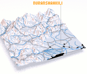 3d view of Nūrān Shāh Kili