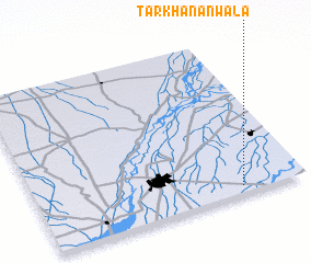 3d view of Tarkhānānwāla