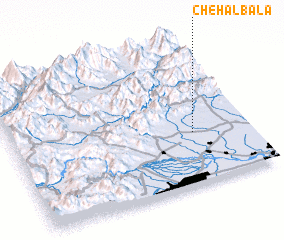 3d view of Chehal Bala