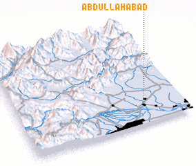 3d view of Abdullāhābād