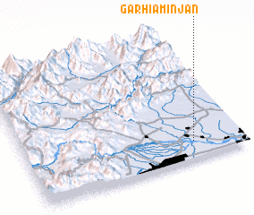 3d view of Garhi Amīnjān