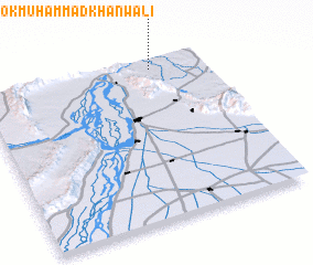 3d view of Dhok Muhammad Khānwāli