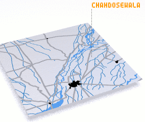 3d view of Chāh Dosewāla