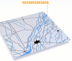 3d view of Hāsham Sargana