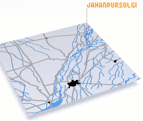 3d view of Jahānpur Solgi