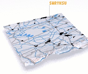 3d view of Saryksu